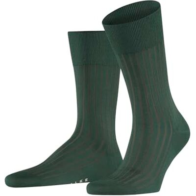 FALKE herr Shadow strumpor ventilerande bomull förstärkta herrstrumpor fin platt söm för tryckfri fotspets ribbade affärsliv vardag 1 par, Grön (Hunter Green 7441), 45-46 EU FALKE herr Shadow strumpor ventilerande bomull förstärkta herrstrumpor fin platt söm för tryckfri fotspets ribbade affärsliv vardag 1 par, Grön (Hunter Green 7441), 45-46 EU