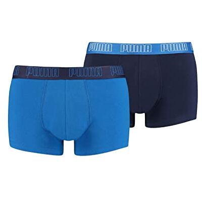 PUMA Basic Boxershorts för män (2-pack), True Blue, M PUMA Basic Boxershorts för män (2-pack), True Blue, M