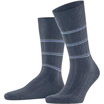 FALKE herr Strumpor Lhasa Rib Special Edition M So ull kashmir enfärgat 1 par, Blå Blue Ink 6491, 39-42 FALKE herr Strumpor Lhasa Rib Special Edition M So ull kashmir enfärgat 1 par, Blå Blue Ink 6491, 39-42