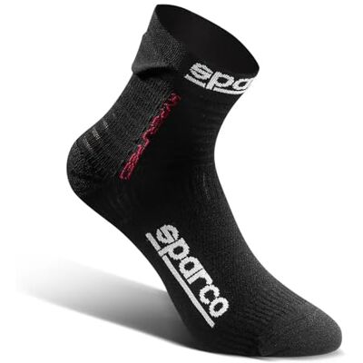 Sparco 01290NR4445 HYPERSPEED strumpor svart S T 44-45 Sparco 01290NR4445 HYPERSPEED strumpor svart S T 44-45