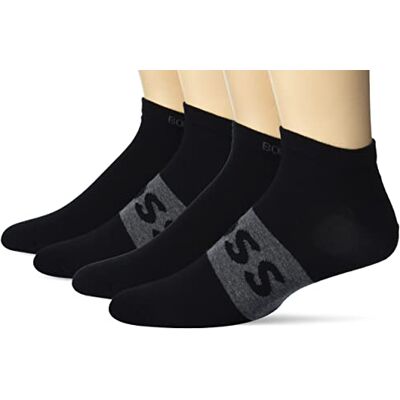 Boss 2-pack stora logotyper ankelstrumpor för män, svart, 5-13 UK, Svart, 5-13 Boss 2-pack stora logotyper ankelstrumpor för män, svart, 5-13 UK, Svart, 5-13
