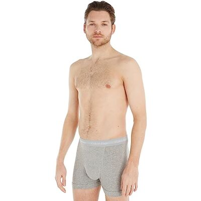 Calvin herr 3P Trunk Boxershorts, grå ljunga, XS Calvin herr 3P Trunk Boxershorts, grå ljunga, XS