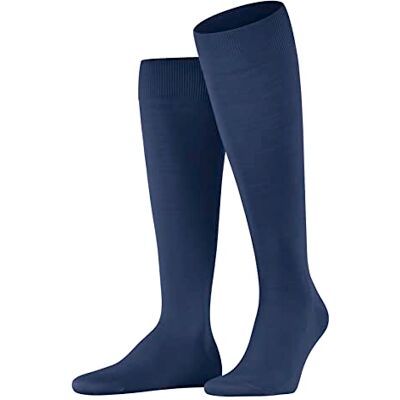FALKE Herr Climate Wool hållbar Lyocell ull förstärkta herrstrumpor utan mönster andningsbara miljövänliga 1 par strumpor, blå (Royal Blue 6000), 43–44 FALKE Herr Climate Wool hållbar Lyocell ull förstärkta herrstrumpor utan mönster andningsbara miljövänliga 1 par strumpor, blå (Royal Blue 6000), 43–44