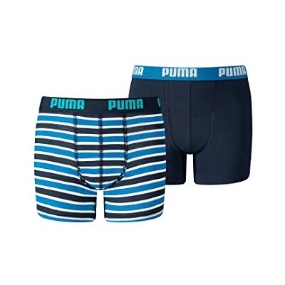 PUMA Boxershorts för pojkar (förpackning med 2), Blå (blå), 152 cm PUMA Boxershorts för pojkar (förpackning med 2), Blå (blå), 152 cm