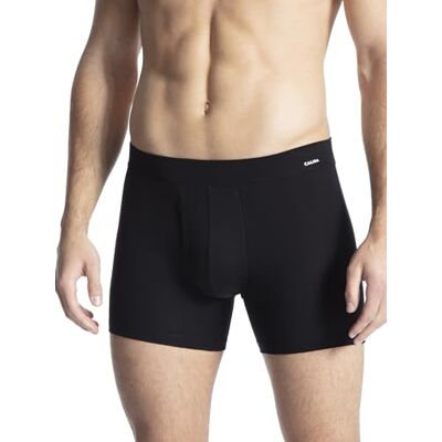CALIDA Boxershorts i bomull för män, Svart (Schwarz 992), S CALIDA Boxershorts i bomull för män, Svart (Schwarz 992), S