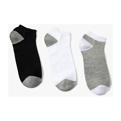 Koton män 3-pack stövel strumpor set flerfärgad, Grå (040), One Size Koton män 3-pack stövel strumpor set flerfärgad, Grå (040), One Size