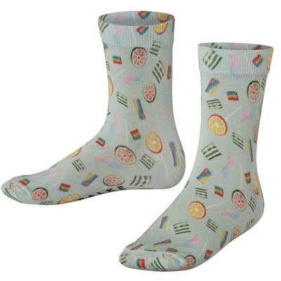 FALKE unisex barnstrumpor Colouful Sweets Print K så bomull mönstrad 1 par, grön Spearmint 7218, 35-38 FALKE unisex barnstrumpor Colouful Sweets Print K så bomull mönstrad 1 par, grön Spearmint 7218, 35-38