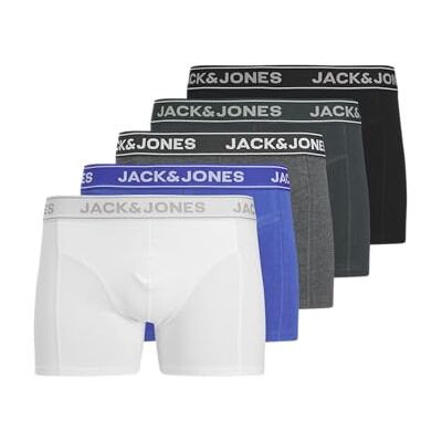 JACK & JONES Jacblack Friday Trunks 5-pack box Ln, svart, M JACK & JONES Jacblack Friday Trunks 5-pack box Ln, svart, M