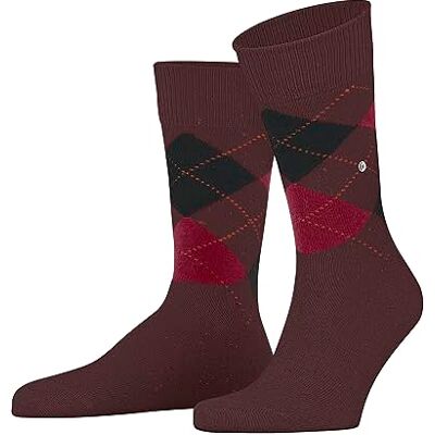 Burlington Herrstrumpor Dundee ull mönstrade 1 par, röd (Merlot 8005), 40–46, Röd (Merlot 8005), 40-46 EU Burlington Herrstrumpor Dundee ull mönstrade 1 par, röd (Merlot 8005), 40–46, Röd (Merlot 8005), 40-46 EU