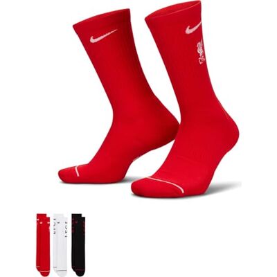NIKE unisex vuxen Lfc Nk Everyday 3pr Pk Strumpor NIKE unisex vuxen Lfc Nk Everyday 3pr Pk Strumpor