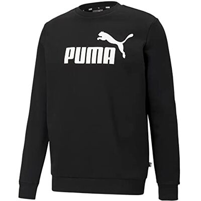 PUMA Herren Pullover ESS Big Logo Crew TR, Black, XL, 586680 PUMA Herren Pullover ESS Big Logo Crew TR, Black, XL, 586680