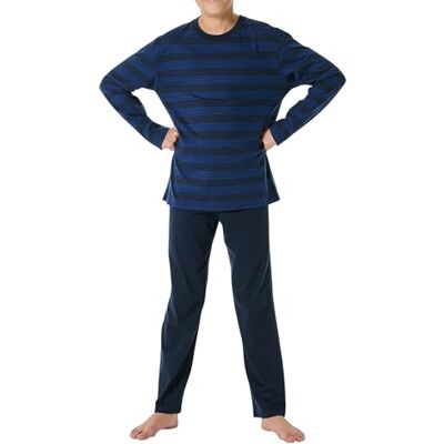 Schiesser pyjamas för pojkar, Nattblå_183156, 140 Schiesser pyjamas för pojkar, Nattblå_183156, 140
