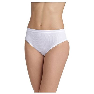 Dim Pure Cotton Midi Briefs X2 White Dim Pure Cotton Midi Briefs X2 White