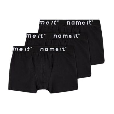 NAME IT Pojkar NKMBOXER 3P NOOS underbyxor, svart, 122/128 NAME IT Pojkar NKMBOXER 3P NOOS underbyxor, svart, 122/128