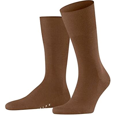 FALKE herr Strumpor Airport M So ull bomull enfärgat 1 par, Brun Tawny 5124, 49-50 FALKE herr Strumpor Airport M So ull bomull enfärgat 1 par, Brun Tawny 5124, 49-50