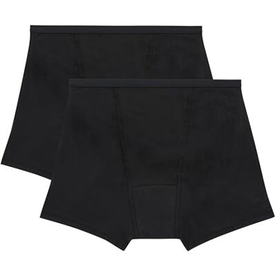Hanes damtrosor (2-pack), Svart, svart, XL Hanes damtrosor (2-pack), Svart, svart, XL