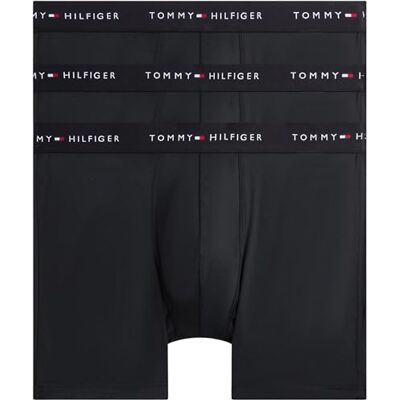 Tommy Hilfiger herr 3P boxershorts Dtm UM0UM03878 boxershorts kalsonger, svart (svart/svart/svart), XL Tommy Hilfiger herr 3P boxershorts Dtm UM0UM03878 boxershorts kalsonger, svart (svart/svart/svart), XL