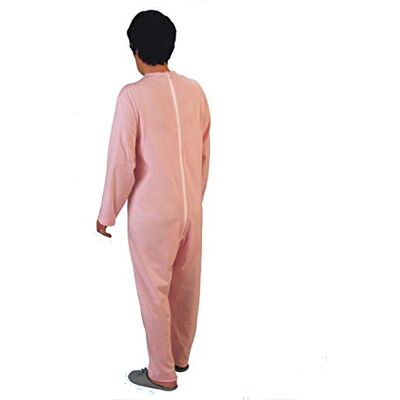 Duuous Rekordsan Ideal Womens Geriatriska Blöja Pyjamas i färsk Bomull med 2 blixtlås, Storlek 1, Pack med 1 Duuous Rekordsan Ideal Womens Geriatriska Blöja Pyjamas i färsk Bomull med 2 blixtlås, Storlek 1, Pack med 1
