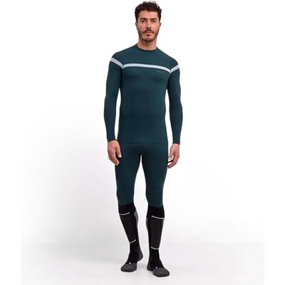 FALKE herr Baselayer-Shirt Warm Turtleneck M L/s Sh funktionsmaterial snabbtorkande 1 styck, grön Holly 7385 trend, M FALKE herr Baselayer-Shirt Warm Turtleneck M L/s Sh funktionsmaterial snabbtorkande 1 styck, grön Holly 7385 trend, M
