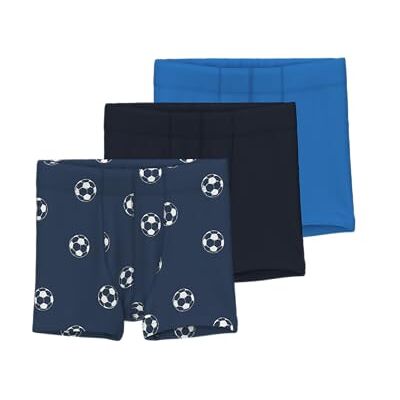 NAME IT Boxershorts för pojkar (3-pack), Mörk denim, 98 NAME IT Boxershorts för pojkar (3-pack), Mörk denim, 98