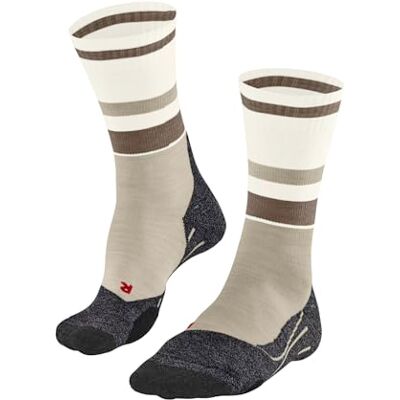 FALKE herr Vandringsstrumpor TK2 Explore Compression M So ull funktionsmaterial tjock anti-blåsor 1 par, Beige Melange 4043, 46-48 FALKE herr Vandringsstrumpor TK2 Explore Compression M So ull funktionsmaterial tjock anti-blåsor 1 par, Beige Melange 4043, 46-48
