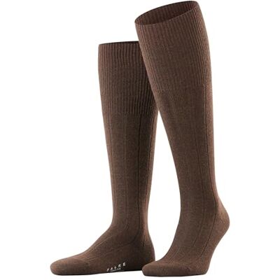 FALKE herr Knästrumpor Lhasa Rib M Kh ull kashmir lång enfärgat 1 par, Brun Brown 5930, 43-46 FALKE herr Knästrumpor Lhasa Rib M Kh ull kashmir lång enfärgat 1 par, Brun Brown 5930, 43-46