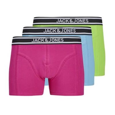 JACK & JONES Jacrave Solid Trunks 3-pack, Jasmine Green, m (3-pack), jasmingrön, M JACK & JONES Jacrave Solid Trunks 3-pack, Jasmine Green, m (3-pack), jasmingrön, M