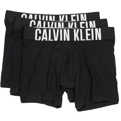 Calvin 3Pk Boxerkalsonger för män, Black/Black/Black, L Calvin 3Pk Boxerkalsonger för män, Black/Black/Black, L