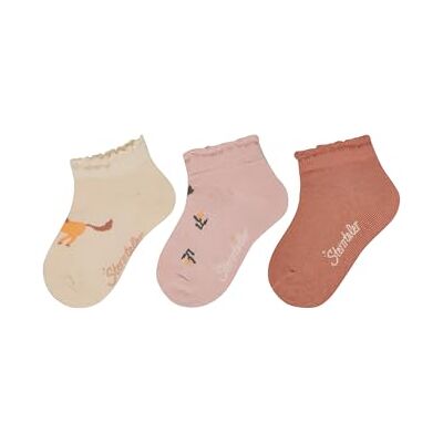 Sterntaler unisex bebis Sneaker Socken 3er Pferd Sneakers strumpor 3-pack häst Sterntaler unisex bebis Sneaker Socken 3er Pferd Sneakers strumpor 3-pack häst