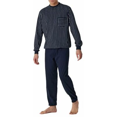 Schiesser Herren Schlafanzug lang mit Bündchen Nightwear Set Schiesser Herren Schlafanzug lang mit Bündchen Nightwear Set