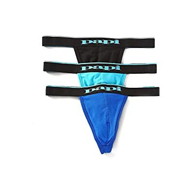 Papi Stringkalsonger i 3-pack, premiumbomull, moderiktiga, aktiv stretch, herr, M Papi Stringkalsonger i 3-pack, premiumbomull, moderiktiga, aktiv stretch, herr, M