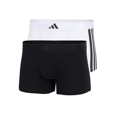 adidas herr Herren Unterwäsche Boxershorts 2er Pack Low Rise Trunk (2pk) Active Flex Cotton 3 Stripes Boxershorts adidas herr Herren Unterwäsche Boxershorts 2er Pack Low Rise Trunk (2pk) Active Flex Cotton 3 Stripes Boxershorts