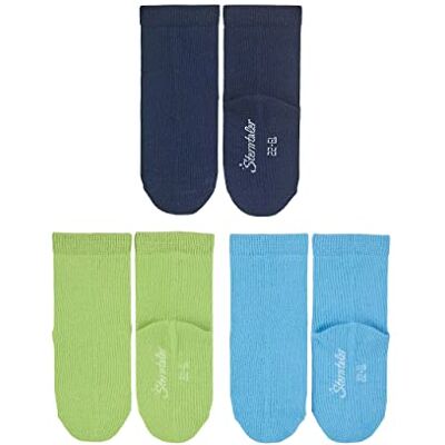 Sterntaler bebisar pojkar Strumpor 3-pack uni Strumpor Sterntaler bebisar pojkar Strumpor 3-pack uni Strumpor