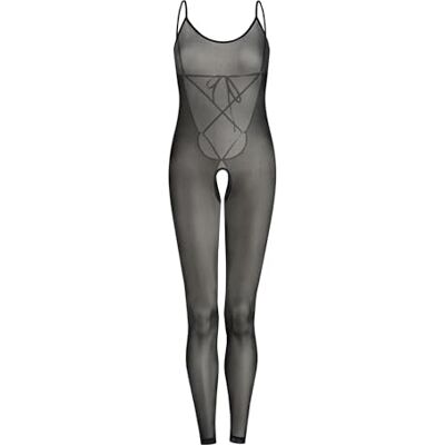 Teyli Mesh Body med öppen rygg – figursytt snitt, elastiskt tyg – tunna, justerbara remmar – ankellång, svart, M Teyli Mesh Body med öppen rygg – figursytt snitt, elastiskt tyg – tunna, justerbara remmar – ankellång, svart, M