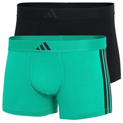 adidas Herrunderkläder 2-pack Low Rise Trunk (2 st) aktiv flex bomull 3 ränder boxershorts, blandade 4AM008, S, Blandade, S adidas Herrunderkläder 2-pack Low Rise Trunk (2 st) aktiv flex bomull 3 ränder boxershorts, blandade 4AM008, S, Blandade, S