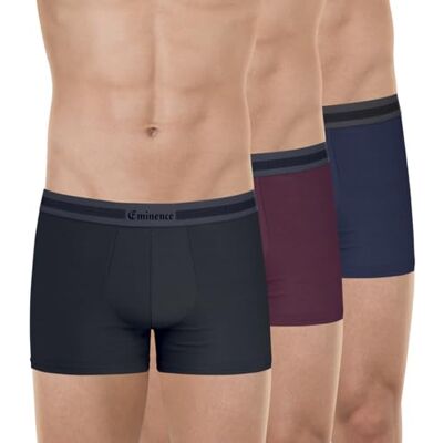 EMINENCE 3-pack exceptionella boxershorts för män – Oeko-TEX Standard 100 – merceriserad stretchbomull EMINENCE 3-pack exceptionella boxershorts för män – Oeko-TEX Standard 100 – merceriserad stretchbomull