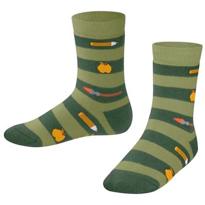 FALKE unisex barnstrumpor skoltillbehör K så bomull mönstrad 1 par, grön Ferngreen 7084, 19-22, Grön Ferngreen 7084, 19-22 EU FALKE unisex barnstrumpor skoltillbehör K så bomull mönstrad 1 par, grön Ferngreen 7084, 19-22, Grön Ferngreen 7084, 19-22 EU