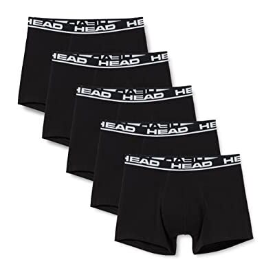 HEAD Basic boxershorts för män (5-pack), Svart, S HEAD Basic boxershorts för män (5-pack), Svart, S