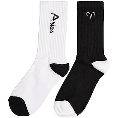 Tee unisex strumpor, svart/vita aries, 47-50 EU Tee unisex strumpor, svart/vita aries, 47-50 EU