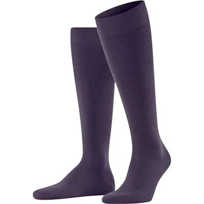 FALKE herr Knästrumpor Airport M Kh ull bomull lång enfärgat 1 par, Röd Wineberry 8761, 45-46 FALKE herr Knästrumpor Airport M Kh ull bomull lång enfärgat 1 par, Röd Wineberry 8761, 45-46