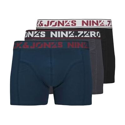 JACK & JONES Jaccolton Solid trunks 3-pack Sn, titan, M JACK & JONES Jaccolton Solid trunks 3-pack Sn, titan, M