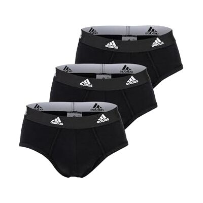 adidas herrtrosor (3-pack) kalsonger (storlek S – 3XL) – bekväma kalsonger, svart, S adidas herrtrosor (3-pack) kalsonger (storlek S – 3XL) – bekväma kalsonger, svart, S