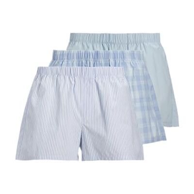 JACK & JONES Jacmilano vävda boxers 3-pack Noos (förpackning med 3), Chambray Blue, S JACK & JONES Jacmilano vävda boxers 3-pack Noos (förpackning med 3), Chambray Blue, S