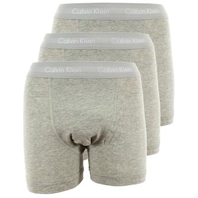 Calvin herr 3P Trunk Boxershorts, grå ljunga, XL Calvin herr 3P Trunk Boxershorts, grå ljunga, XL