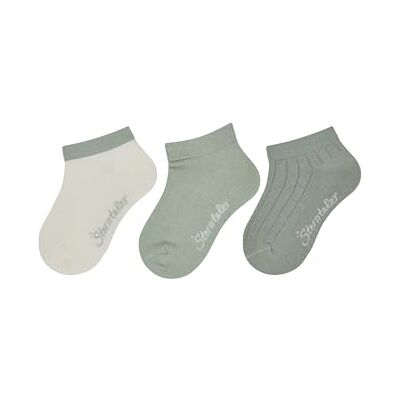 Sterntaler unisex bebis Sneaker Socken 3er Uni Sneakersstrumpor 3-delad Sterntaler unisex bebis Sneaker Socken 3er Uni Sneakersstrumpor 3-delad