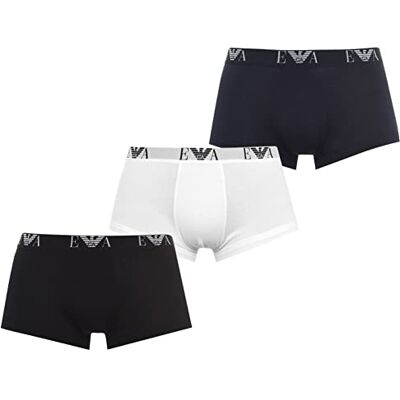 Giorgio Armani Herr 3-pack kalsonger, svart, Flerfärgad, S Giorgio Armani Herr 3-pack kalsonger, svart, Flerfärgad, S