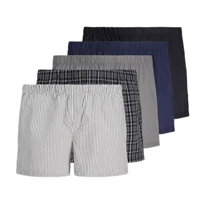 JACK & JONES Jacmilano vävda boxers 5-pack Pls Sn (förpackning med 5), Dammig oliv, 6x_l JACK & JONES Jacmilano vävda boxers 5-pack Pls Sn (förpackning med 5), Dammig oliv, 6x_l