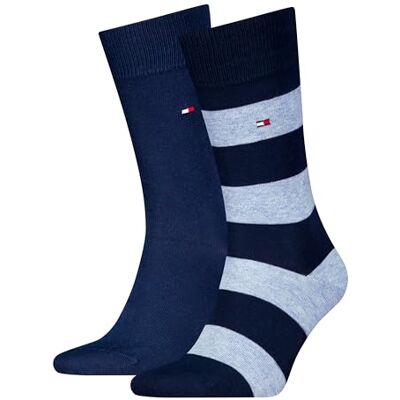 Tommy Hilfiger 8719965009202 TH MEN RUGBY SOCK 2P, Ljusblå melerad, 39-42 EU Tommy Hilfiger 8719965009202 TH MEN RUGBY SOCK 2P, Ljusblå melerad, 39-42 EU