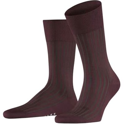 FALKE herr Shadow strumpor ventilerande bomull förstärkta herrstrumpor fin platt söm för tryckfri fotspets ribbade affärsliv vardag 1 par, Röd (Rioja 8594), 43-44 EU FALKE herr Shadow strumpor ventilerande bomull förstärkta herrstrumpor fin platt söm för tryckfri fotspets ribbade affärsliv vardag 1 par, Röd (Rioja 8594), 43-44 EU