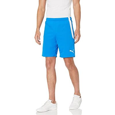 PUMA Herrshorts, Elektrisk blå lemonad- vit, M PUMA Herrshorts, Elektrisk blå lemonad- vit, M